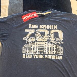 HOMAGE Blue Bronx Zoo Yankees Tee